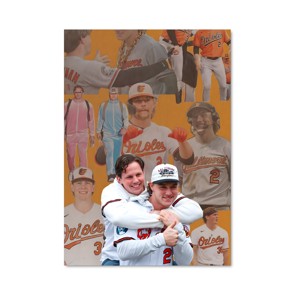 Poster Home Run Brothers – affiche Baseball